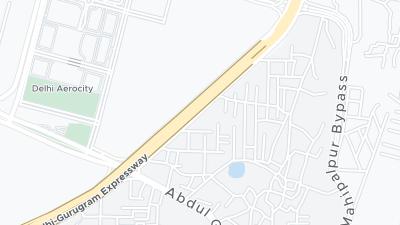 Hotel location map