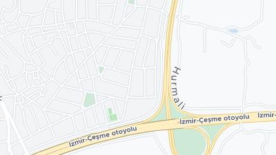 Kaart met de situering van het hotel