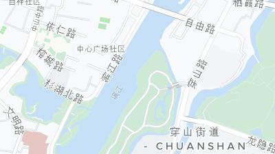 Hotel location map