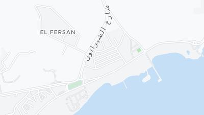 Hotel location map