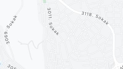 Kaart met de situering van het hotel