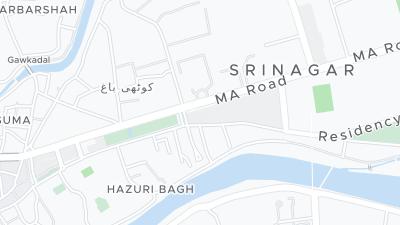 Mapa de localização do hotel