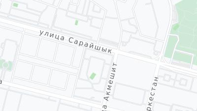 Hotel location map