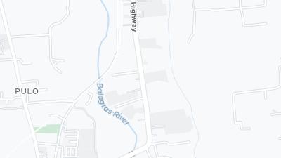 Kaart met de situering van het hotel