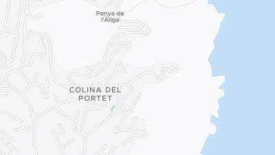 Hotel location map