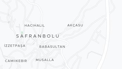 Hotel location map