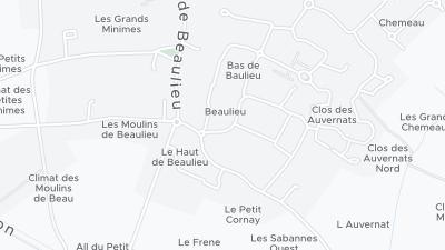 Kort over hotellets beliggenhed