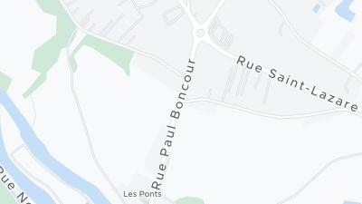 Plan de localisation de l'hôtel