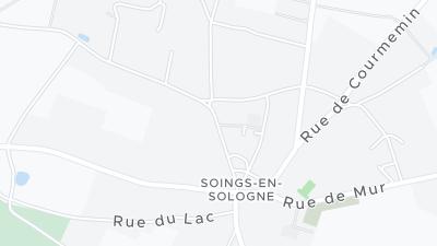 Kort over hotellets beliggenhed