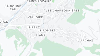 Hotel location map
