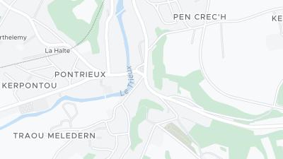 Mapa de localização do hotel