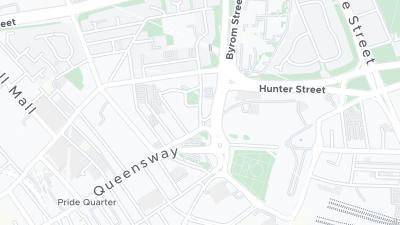 Hotel location map