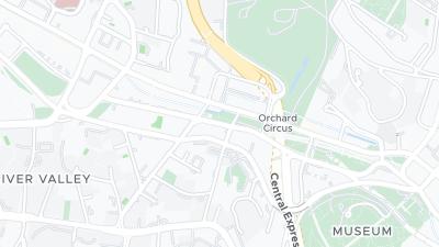 Hotel location map