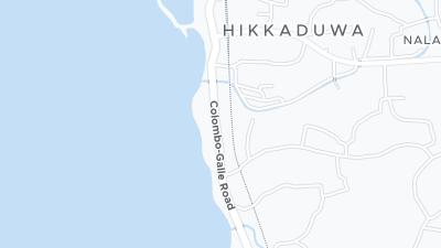 Mapa de localização do hotel