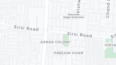 Mapa de localização do hotel