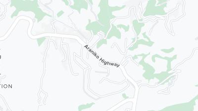 Kaart met de situering van het hotel