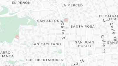Hotel location map