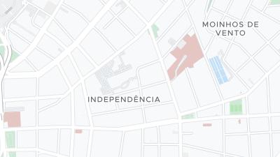 Kaart met de situering van het hotel