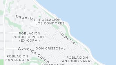 Kaart met de situering van het hotel