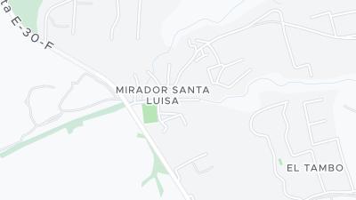 Kaart met de situering van het hotel