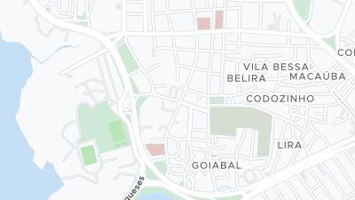 Mapa de localização do hotel