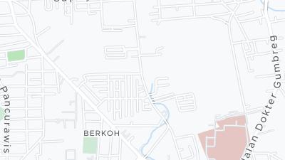 Mapa de localização do hotel