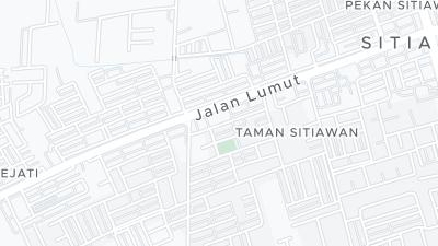 Mapa de localização do hotel