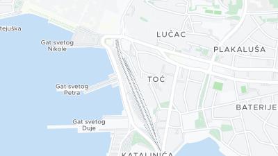 Kaart met de situering van het hotel