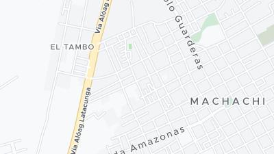 Kaart met de situering van het hotel