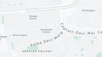 Hotel location map