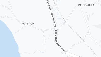 Mapa de localização do hotel