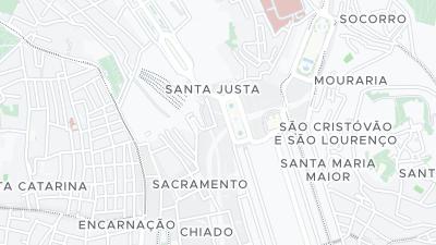 Kaart met de situering van het hotel