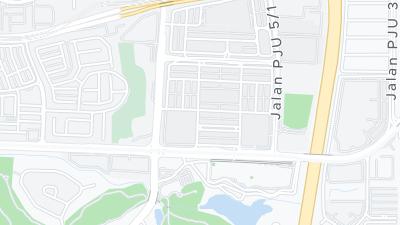 Mapa de localização do hotel