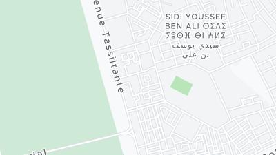 Mapa de localização do hotel