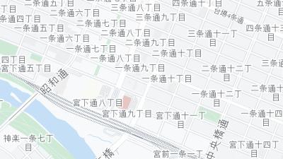 Mapa de localização do hotel