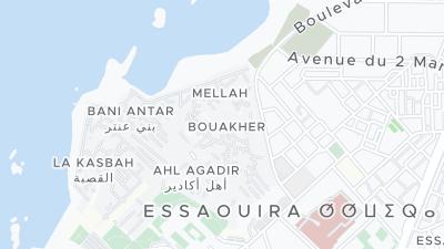 Plan de localisation de l'hôtel