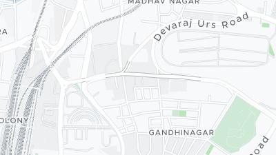 Kort over hotellets beliggenhed