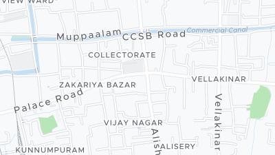 Mapa de localização do hotel