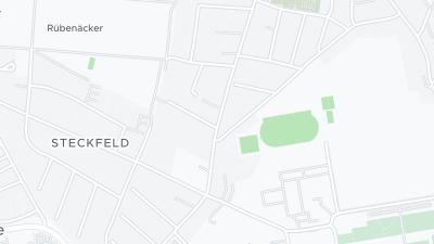 Kaart met de situering van het hotel