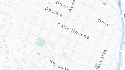 Hotel location map