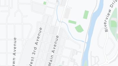 Visa hotellet på en karta