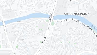 Mapa de localização do hotel