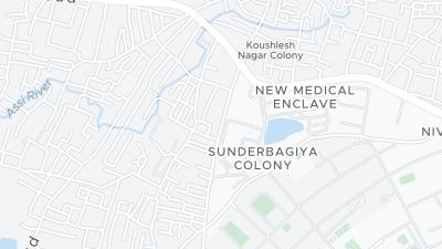 Mapa de localização do hotel