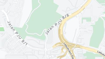 Mapa de localização do hotel