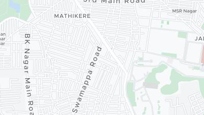 Kaart met de situering van het hotel