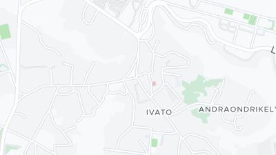 Kaart met de situering van het hotel