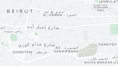 Hotel location map
