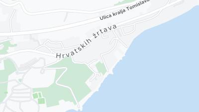 Mapa de localização do hotel