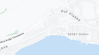 Mapa de localização do hotel