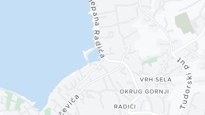 Mapa de localização do hotel